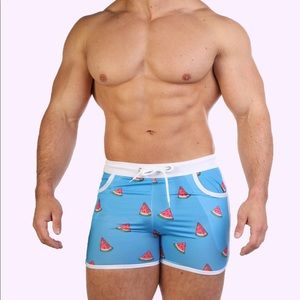 JJ MALIBU WATERMELON SHORTS SWIM TRUNKS BRAND NEW